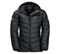 Jack Wolfskin K Zenon JKT, giacca invernale antivento, impermeabile, leggera e resistente agli strappi, per ragazzi e ragazze, calda trapuntata, giacca riflettente per bambini