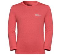 Jack Wolfskin - Kid's Actamic Longsleeve - Maglia a manica lunga 140 rosso