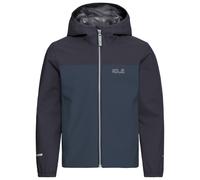 Jack Wolfskin - Kid's Adventuretribe 2L Jacket - Giacca antipioggia 140 blu/grigio