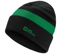 Jack Wolfskin - Kid's Stripy Knit Beanie - Berretto 49-50 cm nero