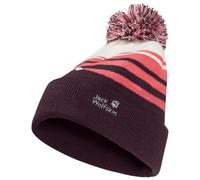 Jack Wolfskin - Kid's Stripy Pompom Beanie - Berretto 51-53 cm variopinto