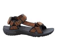 Jack Wolfskin LAKEWOOD RIDE Sandal M, sandali leggeri da uomo per escursioni e uso quotidiano, scarpe da spiaggia con suola antiscivolo, facili da pulire, marrone e nero., 39.5 EU