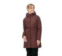 Jack Wolfskin Lapawa Ins Coat W, Marrone Scuro, XL Donna