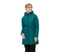 Jack Wolfskin Lapawa Ins Coat W, Verde Acqua, XXL Donna