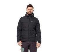Jack Wolfskin Lapawa Ins-Felpa con Cappuccio, Taglia M Giacca, Nero, M Uomo