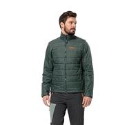 Jack Wolfskin Lapawa Ins Giacca M, Nero Oliva, XL Uomo