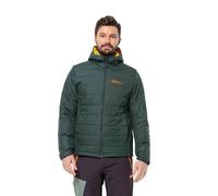 Jack Wolfskin Lapawa Ins Hoody M Jacket Uomo, Nero oliva., XXL