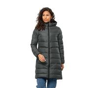 Jack Wolfskin Lenauplatz Coat W Piumino, Ardesia/Verde, XXL Donna