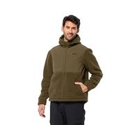 Jack Wolfskin Luce di Roccia con Cappuccio Jkt M Giacca in Pile, Cottage, L Uomo