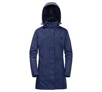 Jack Wolfskin Madison Avenue - Parka da Donna, Donna, 1107732, lapiz Blue, FR : S (Taille Fabricant : 2)