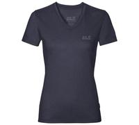Jack Wolfskin Maglietta da donna Crosstrail funzionale, da donna, Grafite, XXL