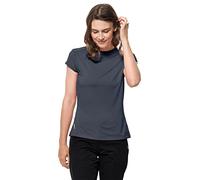 Jack Wolfskin Maglietta da Donna Tasman, Taglia M, Colore: Blu
