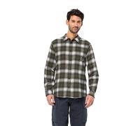 Jack Wolfskin Maglietta da Trekking M Camicia, Island Moss Checks, M Uomo