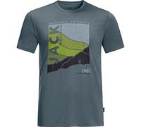 Jack Wolfskin Maglietta da Uomo Crosstrail Graphic T M