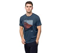 Jack Wolfskin Maglietta da Uomo Crosstrail Graphic T M