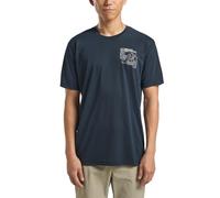 Jack Wolfskin Vonnan Graphic Short Sleeve T-shirt Blu M Uomo