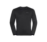 Jack Wolfskin Maglietta Termica da Uomo, Colore Nero, Taglia XXL