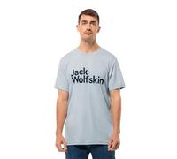 T-shirt Jack Wolfskin Brand manica corta blu soave - XL