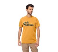 Jack Wolfskin Marca T M T-Shirt, Senape, S Uomo