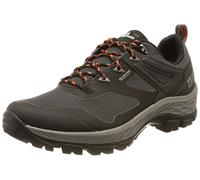 Jack Wolfskin Men's Rebellion Guide Texapore Low M Walking Shoe, Nero Arancione, 44.5 EU