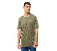 Jack Wolfskin Mola T M T-Shirt, bay Leaf, L Uomo