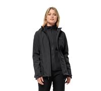 Jack Wolfskin Moonrise - Giacca 3 in 1, da donna, taglia M, colore: Nero