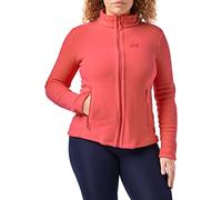 Jack Wolfskin Moonrise - Giacca in pile da donna, Rosa del deserto, XXL