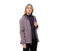 Jack Wolfskin Moonrise Jkt W 3 in 1 Giacca, Fiori Selvatici, XL Donna