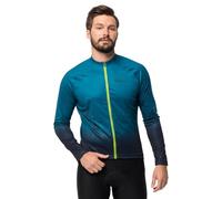 Jack Wolfskin Morobbia FZ L/S Stampa M Maglia Ciclismo, Blu Daze, XL Uomo
