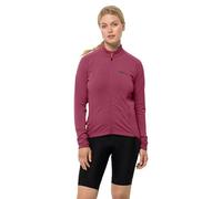 Jack Wolfskin Morobbia FZ Light W Giacca in Pile, Sangria Rosso, XS Donna