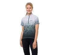 Jack Wolfskin Morobbia Hz Stampa T W T-Shirt a Maniche Corte, Nuvola Bianca Tutto, L Donna