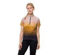 Jack Wolfskin Morobbia Hz Stampa T W T-Shirt a Maniche Corte, Rosa Fumo, XL Donna