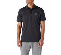 Jack Wolfskin Pack & Go Polo M da Uomo, Nero, S