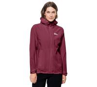 Jack Wolfskin Pack & Go Shell W Giacca, Sangria Rosso, XS Donna