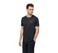 Jack Wolfskin Pack & Go T M T-Shirt da Uomo, Nero, XL