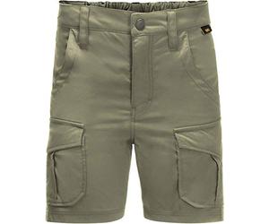 Jack Wolfskin - Pantaloncini Unisex da Bambino Treasure Hunter, Unisex - Bambini, Pantaloncini da Bambino., 1608401, Cachi, 104