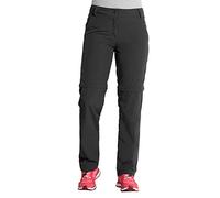 Jack Wolfskin - Pantaloni da Ragazza Marrakech Zip off Pants Protezione UV Outdoor ad Asciugatura Rapida per Il Tempo Libero e da Viaggio, Bambina, Pantaloni, 1503642-6350042, Phantom, 42