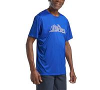 Jack Wolfskin Peak Graphic T M T-Shirt, MTN Vibrant Blue, L Uomo