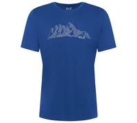 Jack Wolfskin - Peak Graphic T-Shirt - Maglia funzionale M blu