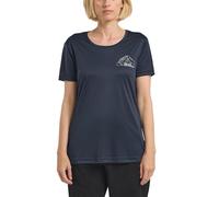 Jack Wolfskin Peak Graphic T W T-Shirt, MTN Midnight Sky, XL Donna