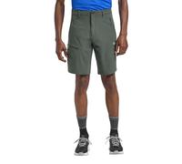 Jack Wolfskin Pico Trail Shorts M Pantaloncini da Escursionismo, Ardesia/Verde, 50 Uomo
