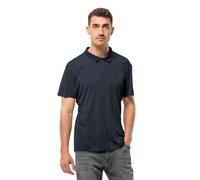 Polo Jack Wolfskin Pikeh manica corta blu notte - M