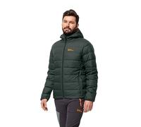 Jack Wolfskin Piumino Ather Down Hoody M Uomo, Nero oliva., XL