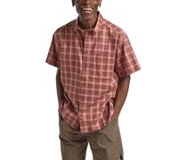 Jack Wolfskin Planalto Shirt M Camicia, Check Dark Rust, L Uomo