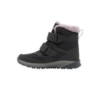 Stivali invernali per bambini Jack Wolfskin Polar Bear-G Texapore Mid Vc K Misura delle scarpe (EU): 34 / Colore: nero/grigio
