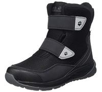 Jack Wolfskin Polar Bear Texapore High Vc K - Stivali da neve unisex per bambini, nero/grigio, 36 EU
