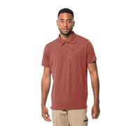 Jack Wolfskin Polo da Uomo Travel M, Rosso, XL, Rosso granaio, XL