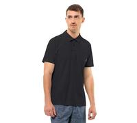 Jack Wolfskin Polo Terral M T-Shirt, Nero, M Uomo