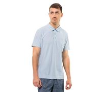 Jack Wolfskin Polo Terral M T-Shirt, Soft Blu, L Uomo