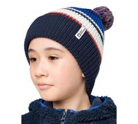 Jack Wolfskin Pompom Beanie Kids - Berretto Bambini Unisex, Night Blue,